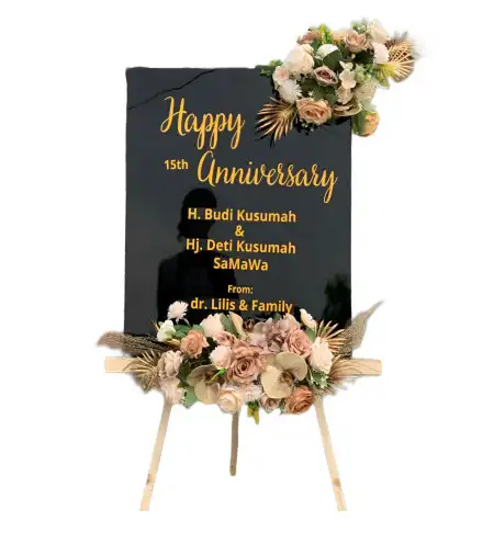 Papan Bunga Akrilik Gedongtengen
